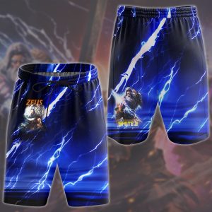 Smite 2 Video Game All Over Printed T-shirt Tank Top Zip Hoodie Pullover Hoodie Hawaiian Shirt Beach Shorts Joggers Beach Shorts S 