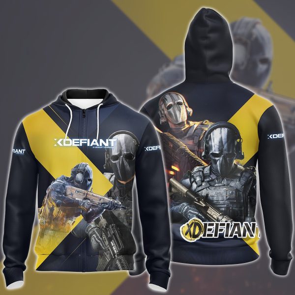 XDefiant Video Game All Over Printed T-shirt Tank Top Zip Hoodie Pullover Hoodie Hawaiian Shirt Beach Shorts Joggers Zip Hoodie S