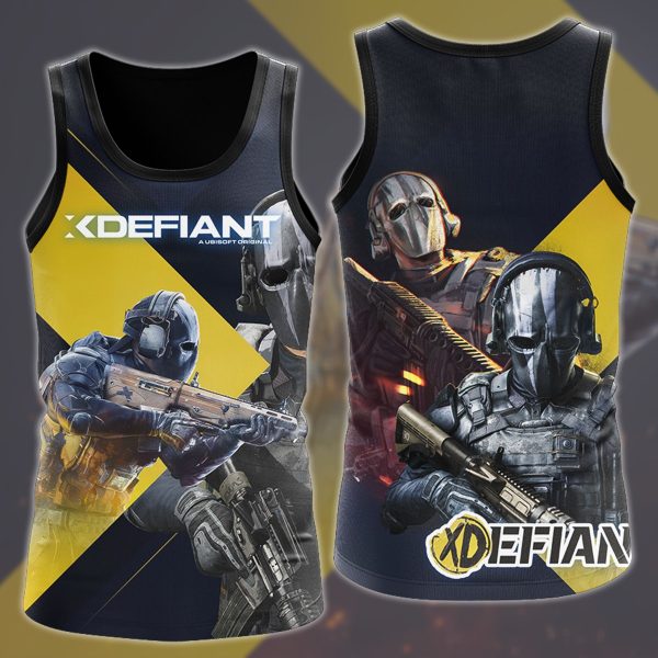 XDefiant Video Game All Over Printed T-shirt Tank Top Zip Hoodie Pullover Hoodie Hawaiian Shirt Beach Shorts Joggers Tank Top S