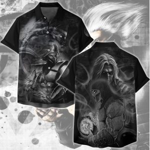 Mortal Kombat Smoke Video Game All Over Printed T-shirt Tank Top Zip Hoodie Pullover Hoodie Hawaiian Shirt Beach Shorts Joggers Hawaiian Shirt S 