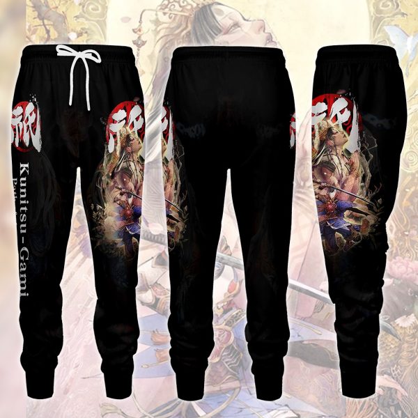 Kunitsu-Gami: Path of the Goddess Video Game All Over Printed T-shirt Tank Top Zip Hoodie Pullover Hoodie Hawaiian Shirt Beach Shorts Joggers Joggers S