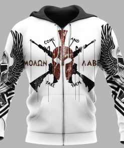 Spartan hoodie Come And Take Them Zip