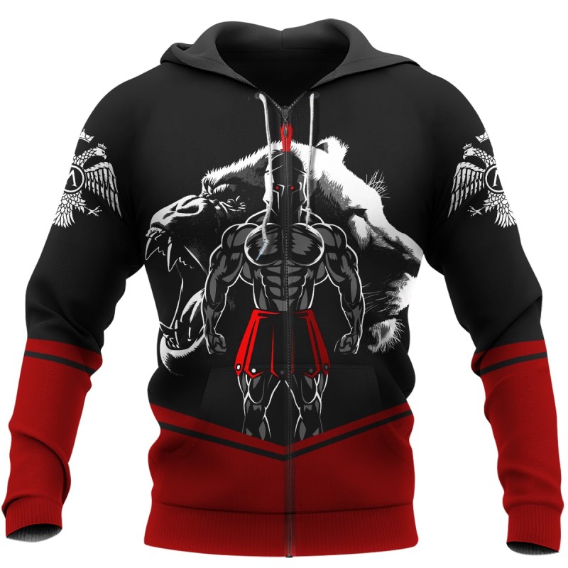 Spartan Hoodie ΜΟΛΩΝ ΛΑΒΕ Warrior Zip