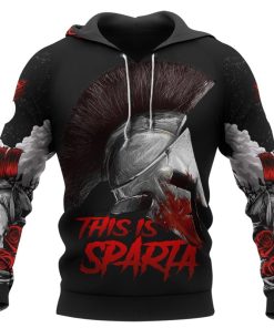 Spartan Hoodie This Is Sparta Front