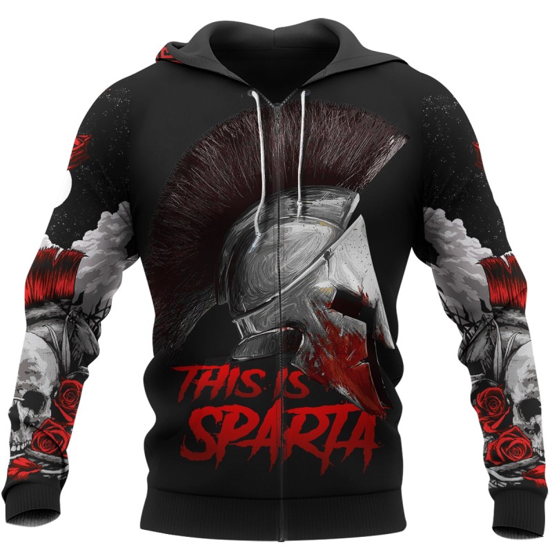 Spartan Hoodie This Is Sparta Zip