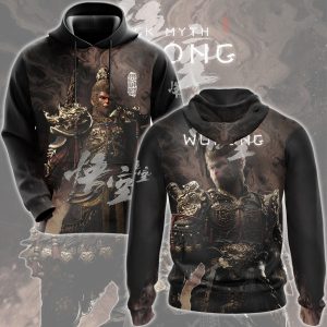 Black Myth: Wukong Video Game All Over Printed T-shirt Tank Top Zip Hoodie Pullover Hoodie Hawaiian Shirt Beach Shorts Joggers Hoodie S 