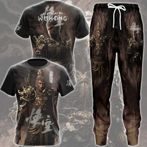 Black Myth: Wukong Video Game All Over Printed T-shirt Tank Top Zip Hoodie Pullover Hoodie Hawaiian Shirt Beach Shorts Joggers