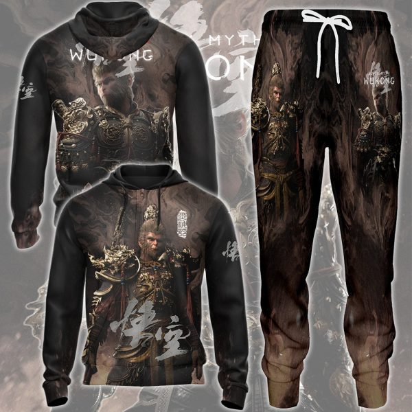 Black Myth: Wukong Video Game All Over Printed T-shirt Tank Top Zip Hoodie Pullover Hoodie Hawaiian Shirt Beach Shorts Joggers