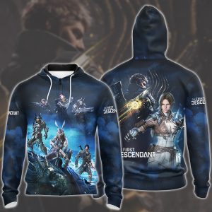 The First Descendant Video Game All Over Printed T-shirt Tank Top Zip Hoodie Pullover Hoodie Hawaiian Shirt Beach Shorts Joggers Zip Hoodie S 