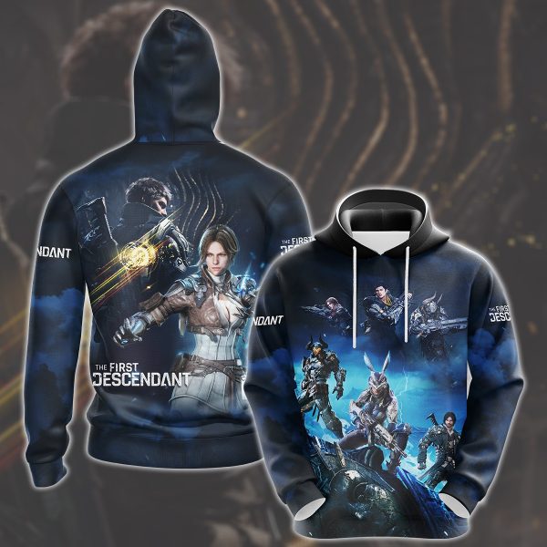 The First Descendant Video Game All Over Printed T-shirt Tank Top Zip Hoodie Pullover Hoodie Hawaiian Shirt Beach Shorts Joggers Hoodie S