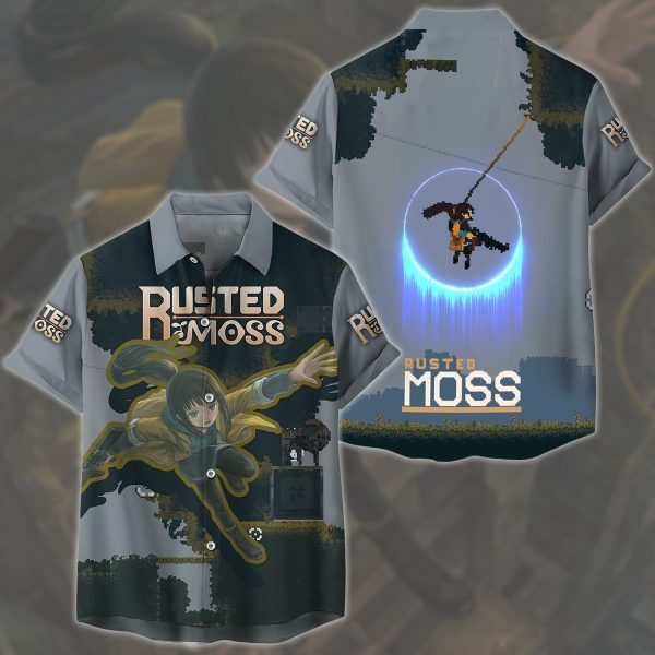 Rusted Moss Video Game All Over Printed T-shirt Tank Top Zip Hoodie Pullover Hoodie Hawaiian Shirt Beach Shorts Joggers Hawaiian Shirt S