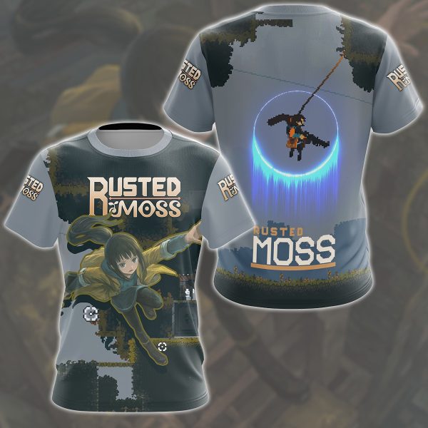 Rusted Moss Video Game All Over Printed T-shirt Tank Top Zip Hoodie Pullover Hoodie Hawaiian Shirt Beach Shorts Joggers T-shirt S