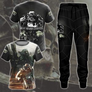 Fallout 3 Video Game All Over Printed T-shirt Tank Top Zip Hoodie Pullover Hoodie Hawaiian Shirt Beach Shorts Joggers   