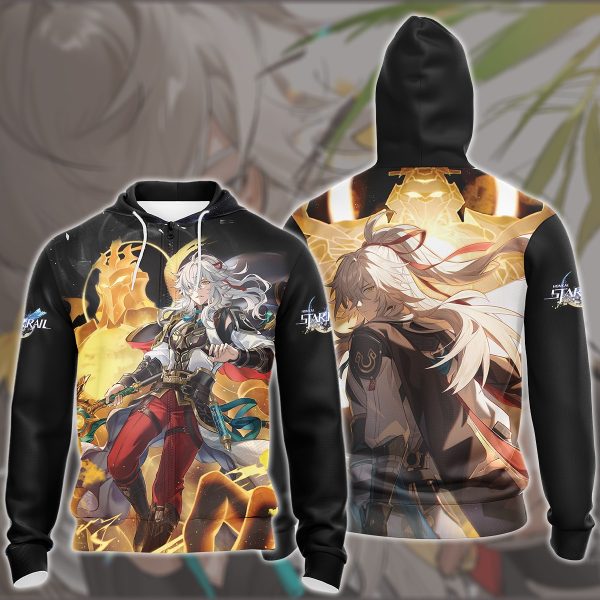 Honkai: Star Rail Jing Yuan Video Game All Over Printed T-shirt Tank Top Zip Hoodie Pullover Hoodie Hawaiian Shirt Beach Shorts Joggers Zip Hoodie S