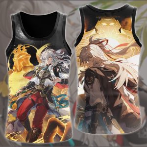 Honkai: Star Rail Jing Yuan Video Game All Over Printed T-shirt Tank Top Zip Hoodie Pullover Hoodie Hawaiian Shirt Beach Shorts Joggers Tank Top S 