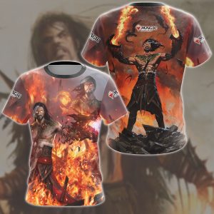 Magic: The Gathering Sarkhan Vol Video Game All Over Printed T-shirt Tank Top Zip Hoodie Pullover Hoodie Hawaiian Shirt Beach Shorts Joggers T-shirt S