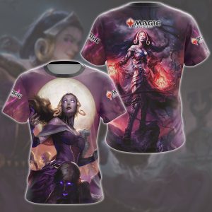 Magic: The Gathering Liliana Vess Video Game All Over Printed T-shirt Tank Top Zip Hoodie Pullover Hoodie Hawaiian Shirt Beach Shorts Joggers T-shirt S