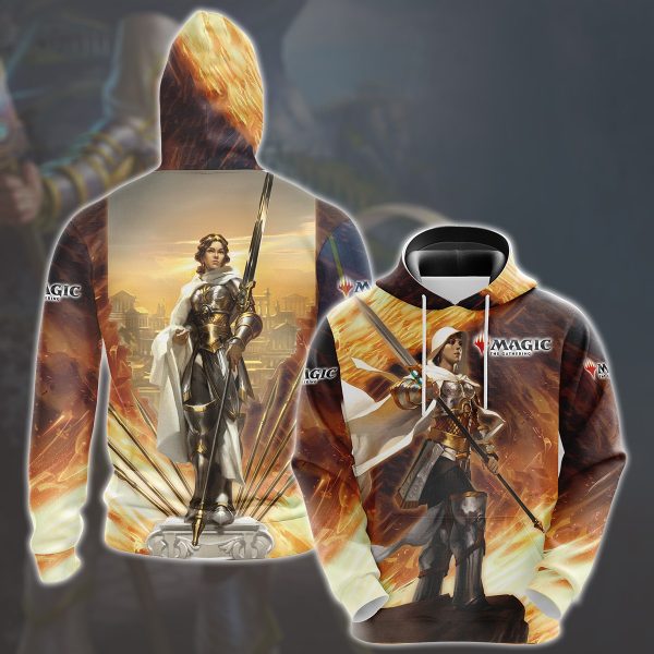 Magic: The Gathering Elspeth Tirel Video Game All Over Printed T-shirt Tank Top Zip Hoodie Pullover Hoodie Hawaiian Shirt Beach Shorts Joggers Hoodie S