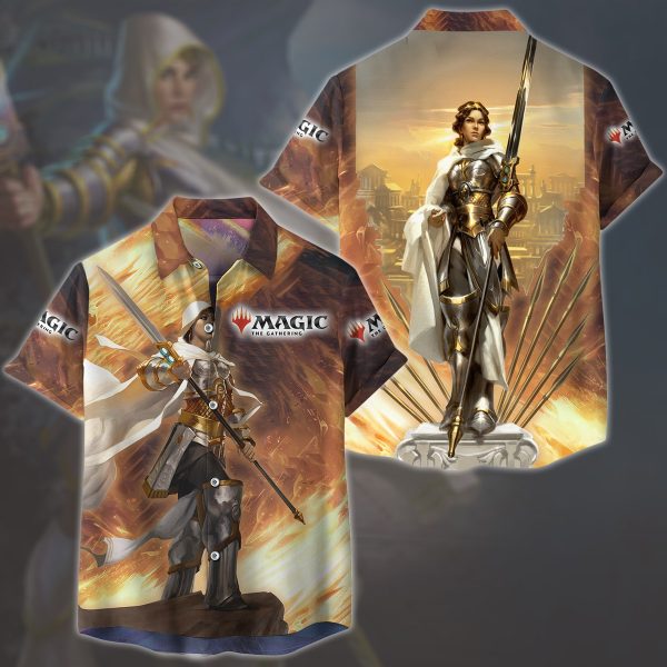 Magic: The Gathering Elspeth Tirel Video Game All Over Printed T-shirt Tank Top Zip Hoodie Pullover Hoodie Hawaiian Shirt Beach Shorts Joggers Hawaiian Shirt S