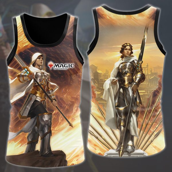 Magic: The Gathering Elspeth Tirel Video Game All Over Printed T-shirt Tank Top Zip Hoodie Pullover Hoodie Hawaiian Shirt Beach Shorts Joggers Tank Top S