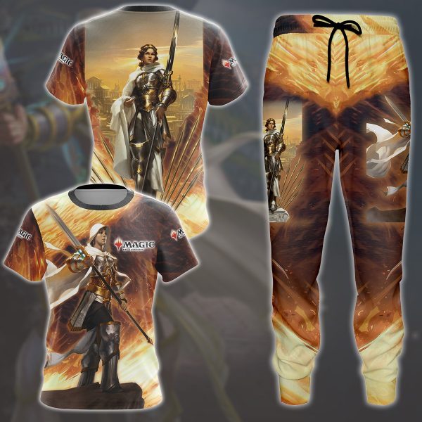 Magic: The Gathering Elspeth Tirel Video Game All Over Printed T-shirt Tank Top Zip Hoodie Pullover Hoodie Hawaiian Shirt Beach Shorts Joggers