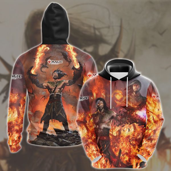 Magic: The Gathering Sarkhan Vol Video Game All Over Printed T-shirt Tank Top Zip Hoodie Pullover Hoodie Hawaiian Shirt Beach Shorts Joggers Hoodie S