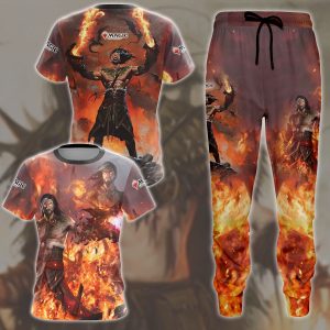 Magic: The Gathering Sarkhan Vol Video Game All Over Printed T-shirt Tank Top Zip Hoodie Pullover Hoodie Hawaiian Shirt Beach Shorts Joggers   