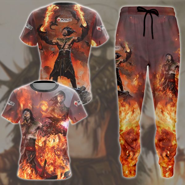 Magic: The Gathering Sarkhan Vol Video Game All Over Printed T-shirt Tank Top Zip Hoodie Pullover Hoodie Hawaiian Shirt Beach Shorts Joggers