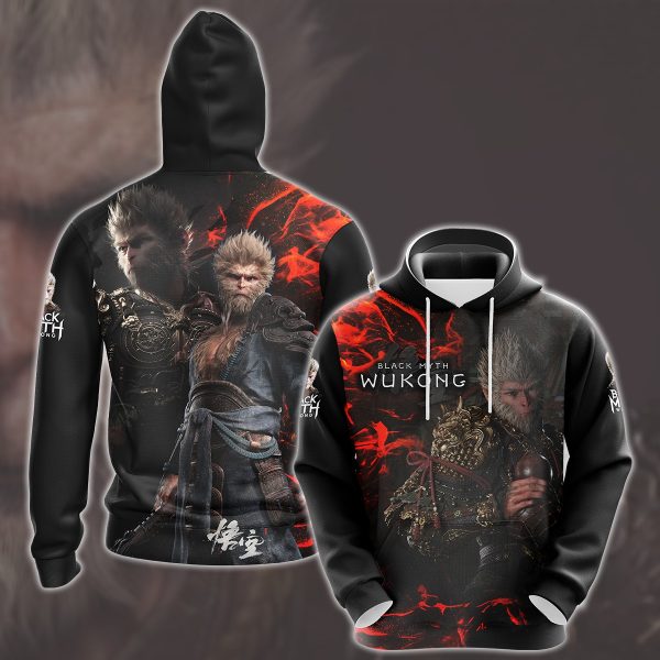 Black Myth: Wukong Video Game All Over Printed T-shirt Tank Top Zip Hoodie Pullover Hoodie Hawaiian Shirt Beach Shorts Joggers Hoodie S