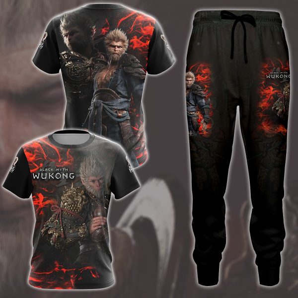 Black Myth: Wukong Video Game All Over Printed T-shirt Tank Top Zip Hoodie Pullover Hoodie Hawaiian Shirt Beach Shorts Joggers