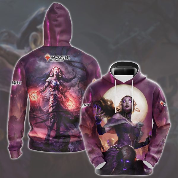 Magic: The Gathering Liliana Vess Video Game All Over Printed T-shirt Tank Top Zip Hoodie Pullover Hoodie Hawaiian Shirt Beach Shorts Joggers Hoodie S