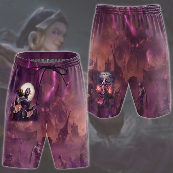 Magic: The Gathering Liliana Vess Video Game All Over Printed T-shirt Tank Top Zip Hoodie Pullover Hoodie Hawaiian Shirt Beach Shorts Joggers Beach Shorts S