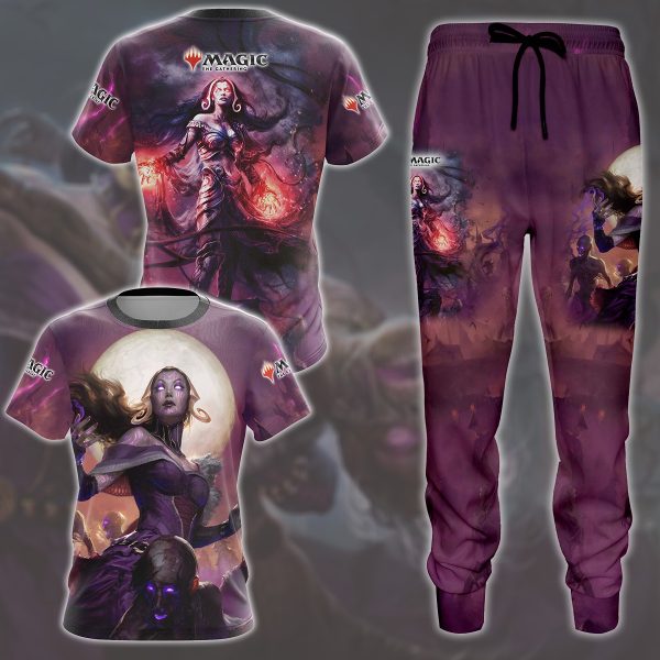 Magic: The Gathering Liliana Vess Video Game All Over Printed T-shirt Tank Top Zip Hoodie Pullover Hoodie Hawaiian Shirt Beach Shorts Joggers