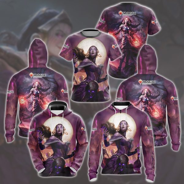 Magic: The Gathering Liliana Vess Video Game All Over Printed T-shirt Tank Top Zip Hoodie Pullover Hoodie Hawaiian Shirt Beach Shorts Joggers