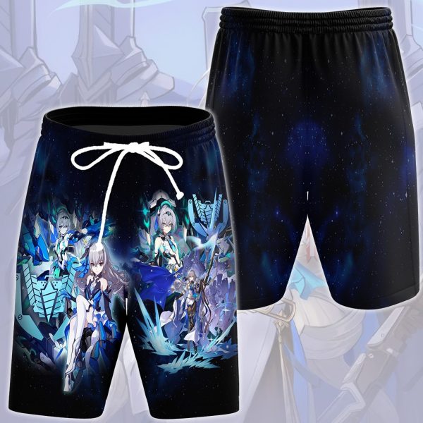 Honkai: Star Rail Bronya Video Game All Over Printed T-shirt Tank Top Zip Hoodie Pullover Hoodie Hawaiian Shirt Beach Shorts Joggers Beach Shorts S