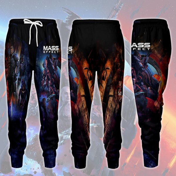 Mass Effect Legendary Edition Video Game All Over Printed T-shirt Tank Top Zip Hoodie Pullover Hoodie Hawaiian Shirt Beach Shorts Joggers Joggers S