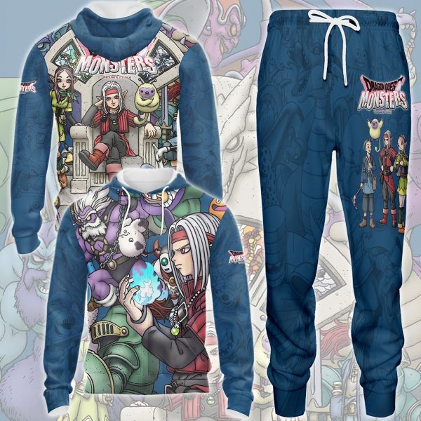 Dragon Quest Monsters Video Game All Over Printed T-shirt Tank Top Zip Hoodie Pullover Hoodie Hawaiian Shirt Beach Shorts Joggers