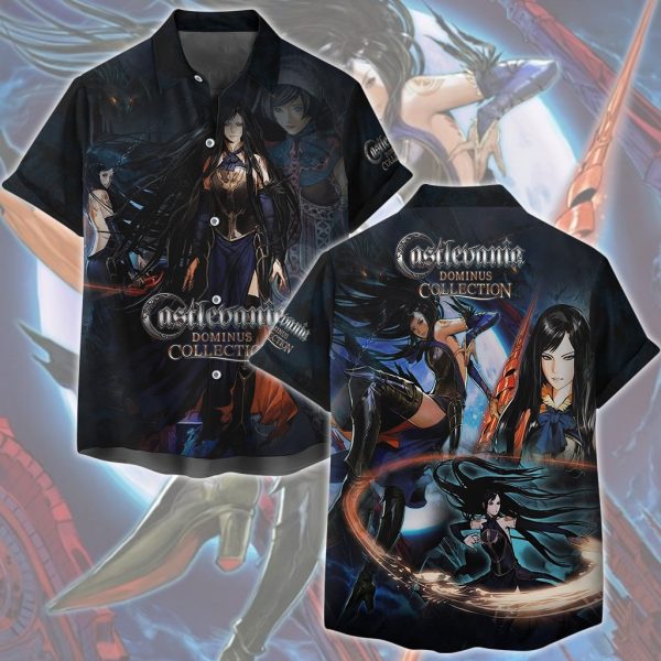 Castlevania Dominus Video Game All Over Printed T-shirt Tank Top Zip Hoodie Pullover Hoodie Hawaiian Shirt Beach Shorts Joggers Hawaiian Shirt S