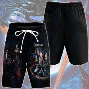 Castlevania Dominus Video Game All Over Printed T-shirt Tank Top Zip Hoodie Pullover Hoodie Hawaiian Shirt Beach Shorts Joggers Beach Shorts S 