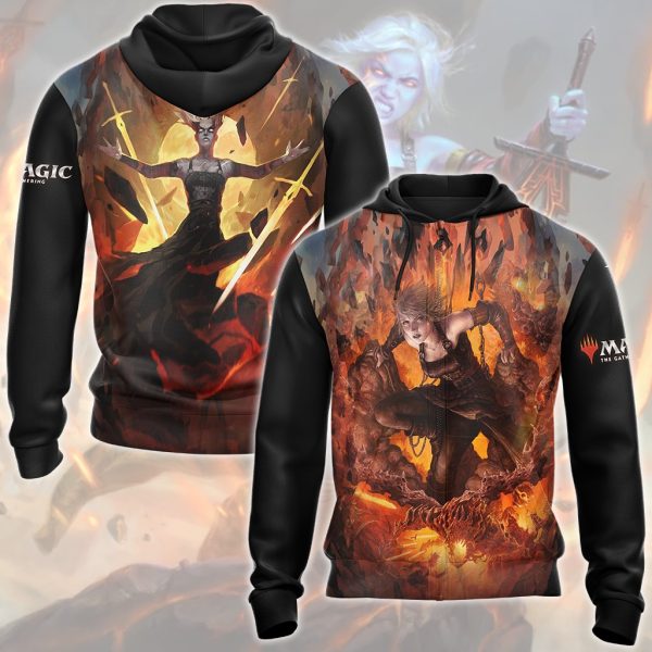 Magic: The Gathering Nahiri Video Game All Over Printed T-shirt Tank Top Zip Hoodie Pullover Hoodie Hawaiian Shirt Beach Shorts Joggers Zip Hoodie S