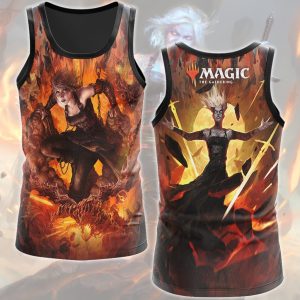 Magic: The Gathering Nahiri Video Game All Over Printed T-shirt Tank Top Zip Hoodie Pullover Hoodie Hawaiian Shirt Beach Shorts Joggers Tank Top S 