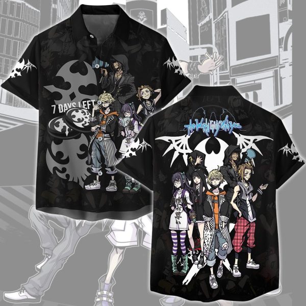 The World Ends with You Video Game All Over Printed T-shirt Tank Top Zip Hoodie Pullover Hoodie Hawaiian Shirt Beach Shorts Joggers Hawaiian Shirt S