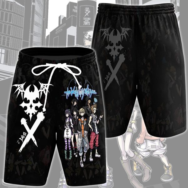 The World Ends with You Video Game All Over Printed T-shirt Tank Top Zip Hoodie Pullover Hoodie Hawaiian Shirt Beach Shorts Joggers Beach Shorts S