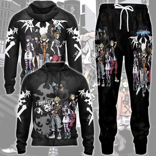 The World Ends with You Video Game All Over Printed T-shirt Tank Top Zip Hoodie Pullover Hoodie Hawaiian Shirt Beach Shorts Joggers