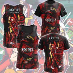 Ghost Trick: Phantom Detective Video Game All Over Printed T-shirt Tank Top Zip Hoodie Pullover Hoodie Hawaiian Shirt Beach Shorts Joggers   