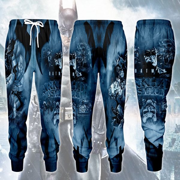 Batman Arkham Asylum Video Game All Over Printed T-shirt Tank Top Zip Hoodie Pullover Hoodie Hawaiian Shirt Beach Shorts Joggers Joggers S