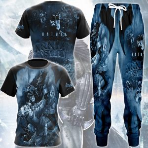 Batman Arkham Asylum Video Game All Over Printed T-shirt Tank Top Zip Hoodie Pullover Hoodie Hawaiian Shirt Beach Shorts Joggers   