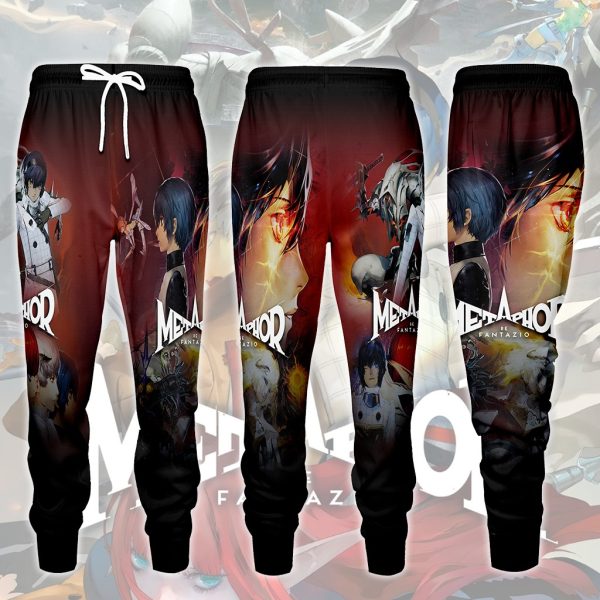 Metaphor: ReFantazio Video Game All Over Printed T-shirt Tank Top Zip Hoodie Pullover Hoodie Hawaiian Shirt Beach Shorts Joggers Joggers S