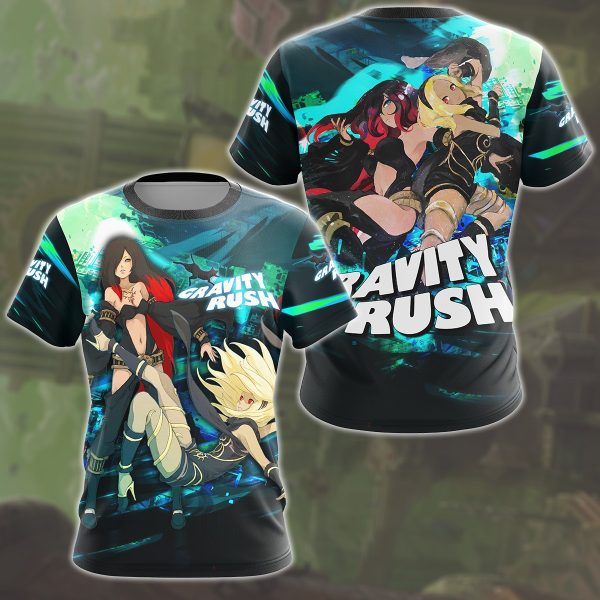 Gravity Rush Video Game All Over Printed T-shirt Tank Top Zip Hoodie Pullover Hoodie Hawaiian Shirt Beach Shorts Joggers T-shirt S