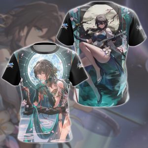 Honkai: Star Rail Ruan Mei Video Game All Over Printed T-shirt Tank Top Zip Hoodie Pullover Hoodie Hawaiian Shirt Beach Shorts Joggers T-shirt S